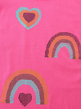 Children's Heart & Rainbow Round Neck Tee - Sun Imperial product photo 3