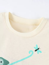 Children's Lizard Round Neck Tee and Shorts Set - Sun Imperial (photo 3)