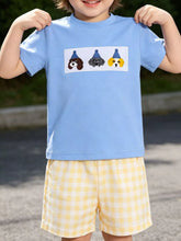 Children's Puppy Round Neck Tee and Shorts Set - Sun Imperial (photo 2)