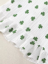 Children's Shamrock Print Ruffle Set with Headband - Sun Imperial product photo 3