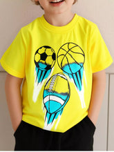 Children's Sporty Graphic Short Sleeve T-Shirt - Sun Imperial product photo 1