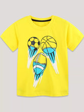 Children's Sporty Graphic Short Sleeve T-Shirt - Sun Imperial product photo 2