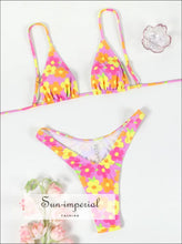 Colorful Low Waist Micro Bikini Set Sun-Imperial United States