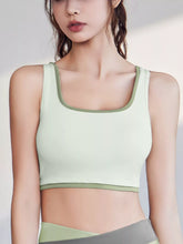 Contrast Trim Scoop Neck Active Bra - Sun Imperial product photo 1