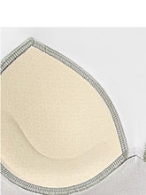 Contrast Trim Scoop Neck Active Bra - Sun Imperial product photo 3