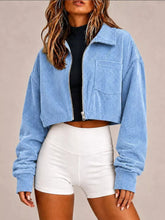 Corduroy Zip Up Cropped Jacket - Sun Imperial product photo 13