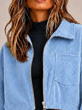 Corduroy Zip Up Cropped Jacket - Sun Imperial product photo 14