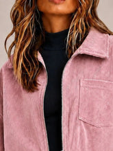 Corduroy Zip Up Cropped Jacket - Sun Imperial product photo 2