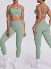 Criss-Cross Back Cami and Leggings Set - Sun Imperial product photo 1