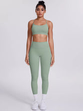 Criss-Cross Back Cami and Leggings Set - Sun Imperial product photo 2