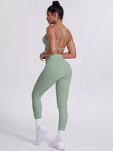 Criss-Cross Back Cami and Leggings Set - Sun Imperial product photo 4