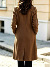 Double-Breasted Lapel Collar Coat - Sun Imperial product photo 2