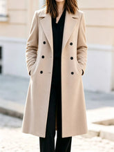 Double-Breasted Lapel Collar Coat - Sun Imperial product photo 4