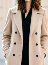 Double-Breasted Lapel Collar Coat - Sun Imperial product photo 6