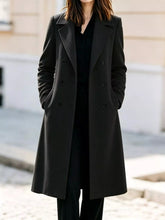 Double-Breasted Lapel Collar Coat - Sun Imperial product photo 7