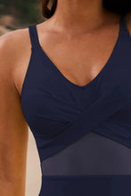 Drawstring Ruched V-Neck One-Piece Swimwear - Sun Imperial product photo 2