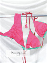 Drawstring Wire-Free Bikini Set - Sun Imperial product photo 2