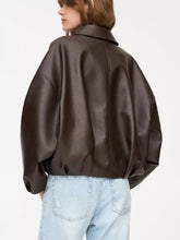 Faux Leather Zip-Up Moto Jacket - Sun Imperial product photo 10