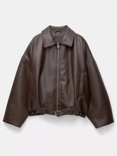 Faux Leather Zip-Up Moto Jacket - Sun Imperial product photo 11