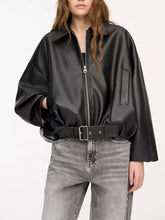 Faux Leather Zip-Up Moto Jacket - Sun Imperial product photo 3