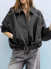 Faux Leather Zip-Up Moto Jacket - Sun Imperial product photo 5