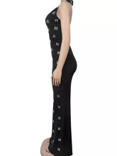 Floral Halter Neck Maxi Dress - Stretchy Long Dress - Sun Imperial product image 9