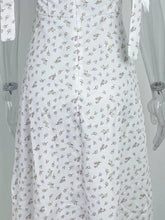 Floral Tie Shoulder Midi Dress with Slit - Sun Imperial (photo 2)