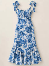 Floral Print Tie-Strap Midi Dress - Sun Imperial product photo 4