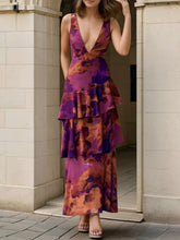 Floral V-Neck Tiered Maxi Dress - Sun Imperial product image 4