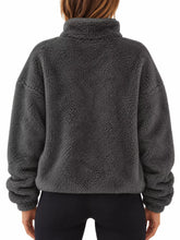 Full Size Sherpa Quarter-Zip Turtleneck Sweatshirt Plus Size - Sun Imperial product photo 23