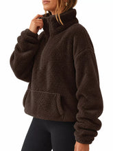 Full Size Sherpa Quarter-Zip Turtleneck Sweatshirt Plus Size - Sun Imperial product photo 27