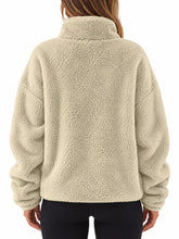 Full Size Sherpa Quarter-Zip Turtleneck Sweatshirt Plus Size - Sun Imperial product photo 33