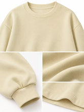 Full Size Solid Color Long Sleeve Sweatshirt Plus Size - Sun Imperial product photo 10