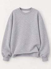Full Size Solid Color Long Sleeve Sweatshirt Plus Size - Sun Imperial product photo 14