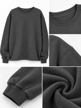 Full Size Solid Color Long Sleeve Sweatshirt Plus Size - Sun Imperial product photo 20