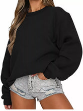 Full Size Solid Color Long Sleeve Sweatshirt Plus Size - Sun Imperial product photo 21