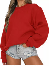 Full Size Solid Color Long Sleeve Sweatshirt Plus Size - Sun Imperial product photo 23