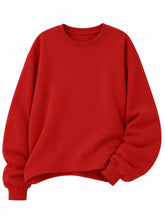 Full Size Solid Color Long Sleeve Sweatshirt Plus Size - Sun Imperial product photo 25