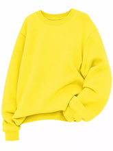 Full Size Solid Color Long Sleeve Sweatshirt Plus Size - Sun Imperial product photo 34