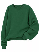 Full Size Solid Color Long Sleeve Sweatshirt Plus Size - Sun Imperial product photo 40