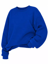 Full Size Solid Color Long Sleeve Sweatshirt Plus Size - Sun Imperial product photo 43