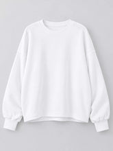 Full Size Solid Color Long Sleeve Sweatshirt Plus Size - Sun Imperial product photo 4