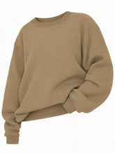Full Size Solid Color Long Sleeve Sweatshirt Plus Size - Sun Imperial product photo 51