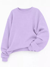 Full Size Solid Color Long Sleeve Sweatshirt Plus Size - Sun Imperial product photo 57