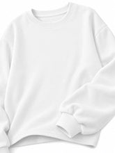Full Size Solid Color Long Sleeve Sweatshirt Plus Size - Sun Imperial product photo 5