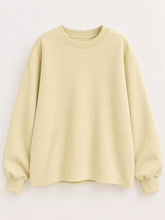 Full Size Solid Color Long Sleeve Sweatshirt Plus Size - Sun Imperial product photo 9