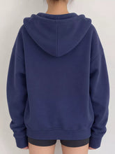 Full Size Zip-Up Dropped Shoulder Hoodie Plus Size - Sun Imperial product photo 14