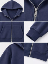 Full Size Zip-Up Dropped Shoulder Hoodie Plus Size - Sun Imperial product photo 16