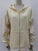 Full Size Zip-Up Dropped Shoulder Hoodie Plus Size - Sun Imperial product photo 20