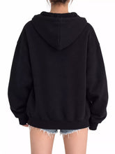 Full Size Zip-Up Dropped Shoulder Hoodie Plus Size - Sun Imperial product photo 9